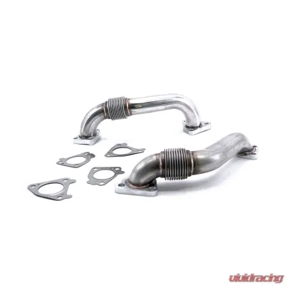 HSP Diesel 2 Inch Raw Replacement Up-Pipes for 2001-2004 Chevy/GMC LB7 Engines - 031-HSP-RAW