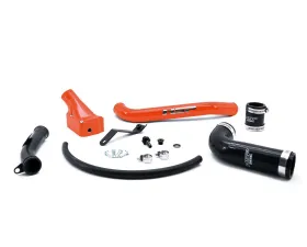 HSP Diesel Billet Forward Facing Thermostat Housing Kit for 2006-2010 Chevy/GMC Duramax Orange