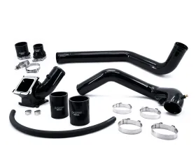 HSP Diesel Gloss Black Intercooler Charge Pipe Bundle for 2006-2010 Chevrolet/GMC