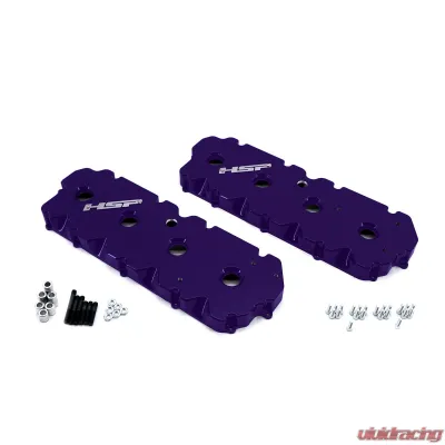 HSP Diesel Billet Valve Covers Illusion Purple for 2001-2004 LB7 Duramax - 146-HSP-CP