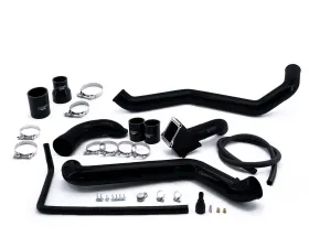 HSP Diesel Intercooler Charge Pipe Bundle for 2011-2016 Chevy/GMC Duramax, Silk Satin Black
