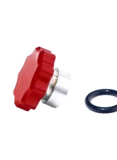 HSP Diesel Billet Oil Fill Cap Flag Red for 2001-2010 Chevrolet/GMC Duramax Engines                                     - HSP-D-042-F-HSP-BR - Image 3
