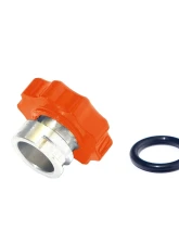 HSP Diesel Billet Oil Fill Cap for 2001-2010 Chevrolet/GMC Duramax, M&M Orange                                     - HSP-D-042-F-HSP-O - Image 2