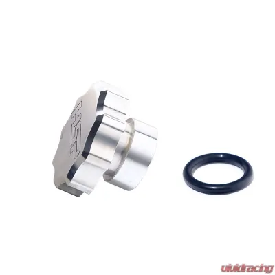 HSP Diesel Billet Oil Fill Cap for 2001-2010 Chevrolet/GMC Duramax Raw Finish - HSP-D-042-F-HSP-Raw