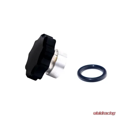 HSP Diesel Billet Oil Fill Cap Silk Satin Black for 2001-2010 Duramax Engines - HSP-D-042-F-HSP-SB