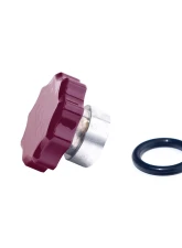 HSP Diesel Billet Oil Fill Cap Illusion Cherry for 2011-2016 Duramax Trucks                                     - HSP-D-042-HSP-CR - Image 2