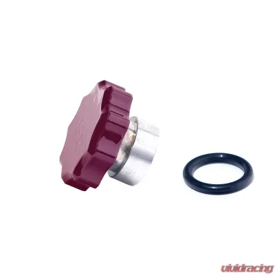 HSP Diesel Billet Oil Fill Cap Illusion Cherry for 2011-2016 Duramax Trucks - HSP-D-042-HSP-CR