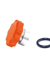 HSP Diesel Billet Oil Fill Cap for 2011-2016 Chevrolet/GMC Duramax - Orange                                     - HSP-D-042-HSP-O - Image 2