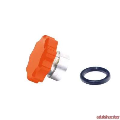 HSP Diesel Billet Oil Fill Cap for 2011-2016 Chevrolet/GMC Duramax - Orange - HSP-D-042-HSP-O