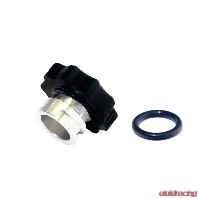 HSP Diesel Billet Oil Fill Cap for 2011-2016 Chevrolet/GMC Duramax - Silk Satin Black - HSP-D-042-HSP-SB