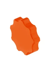 HSP Diesel Billet Reservoir Cap Orange for 2001-2024 Chevrolet/GMC Duramax                                     - HSP-D-045-1-HSP-O - Image 2