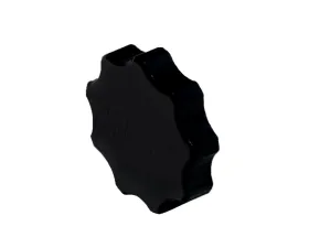 HSP Diesel Billet Reservoir Cap Silk Satin Black for 2001-2024 Chevrolet/GMC Duramax