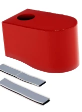 HSP Diesel Brake Fluid Reservoir Cover Flag Red for 2001-2019 Duramax GMC/Chevrolet                                     - HSP-D-045-HSP-BR - Image 2