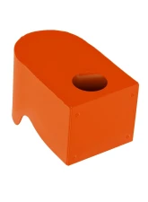 HSP Diesel Brake Fluid Reservoir Cover for 2001-2019 Chevrolet/GMC Duramax, Orange Aluminum                                     - HSP-D-045-HSP-O - Image 2