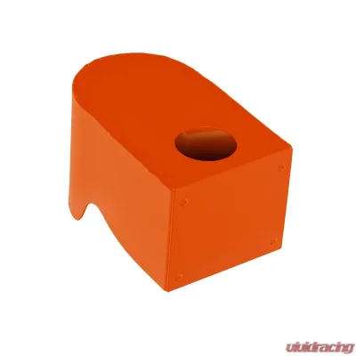 HSP Diesel Brake Fluid Reservoir Cover for 2001-2019 Chevrolet/GMC Duramax, Orange Aluminum - HSP-D-045-HSP-O