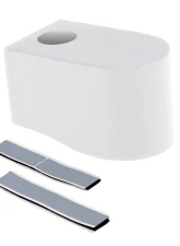 HSP Diesel Brake Fluid Reservoir Cover Polar White for 2001-2019 Duramax GMC/Chevrolet                                     - HSP-D-045-HSP-W - Image 2