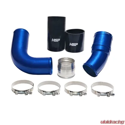 HSP Diesel Cold Side Tube Deluxe Flag Red for 2020-2024 Silverado/Sierra L5P - HSP-D-605-2D-HSP-BR