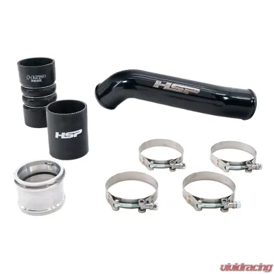 HSP Diesel Replacement Hot Side Tube for 2011-2022 Ford Powerstroke 6.7L, Ink Black - HSP-P-400-HSP-GB