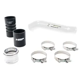HSP Diesel Replacement Hot Side Tube for 2011-2022 Ford Powerstroke 6.7L, Polar White