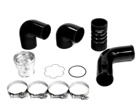 HSP Diesel Replacement Cold Side Tube Ink Black for 2011-2022 Ford Powerstroke 6.7L