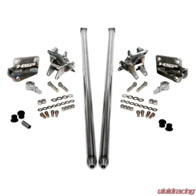 HSP Diesel Traction Bars for 2011-2017 Ford Powerstroke 6.7L F250 F350 CCLB Raw Finish - HSP-P-435-1-4-HSP-RAW
