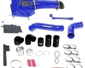 HSP Diesel Intake and Intercooler Bundle Kit for 2017-2019 Ford Powerstroke 6.7L - Illusion Blueberry