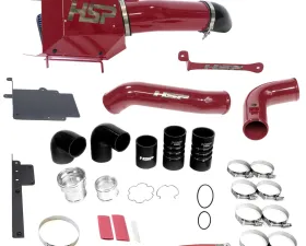HSP Diesel Intake and Intercooler Bundle Kit for 2017-2019 Ford Powerstroke 6.7L Illusion Cherry