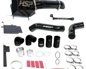HSP Diesel Intake and Intercooler Bundle Kit for 2017-2019 Ford Powerstroke 6.7L Ink Black