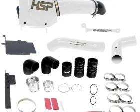 HSP Diesel Intake and Intercooler Bundle Kit for 2017-2019 Ford Powerstroke 6.7L Polar White