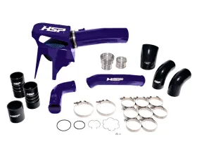HSP Diesel Intake and Intercooler Bundle Kit for 2020-2022 Ford Powerstroke 6.7L, Illusion Purple