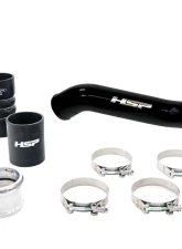 HSP Diesel Replacement Hot Side Tube for 2011-2022 Ford Powerstroke 6.7L, Silk Stain Black                                     - P-400-HSP-SB - Image 6