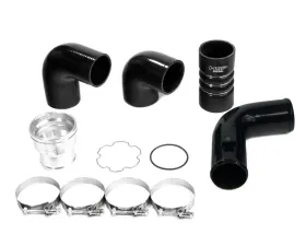 HSP Diesel Replacement Cold Side Tube for 2011-2022 Ford Powerstroke 6.7L, Silk Stain Black