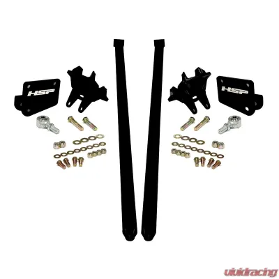 HSP Diesel Traction Bars for 2011-2017 Ford Powerstroke F250 F350 Extended Cab 6FT Raw - P-435-1-2-HSP-RAW