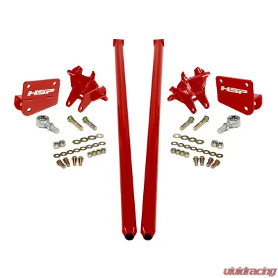 HSP Diesel Traction Bars for 2011-2017 Ford Powerstroke F250 F350 Extended Cab 6FT Raw - P-435-1-2-HSP-RAW