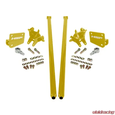 HSP Diesel Traction Bars for 2011-2017 Ford Powerstroke F250 F350 Crew Cab 8FT Bed - Kingsport Grey - P-435-1-4-DG