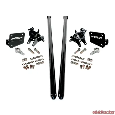 HSP Diesel Traction Bars for 2011-2017 Ford Powerstroke F250 F350 Crew Cab 8FT Bed - Kingsport Grey - P-435-1-4-DG
