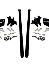 HSP Diesel Traction Bars for 2017.5-2022 Ford F350 6.7L Powerstroke, Silk Stain Black                                     - P-435-4-3-HSP-SB - Image 6