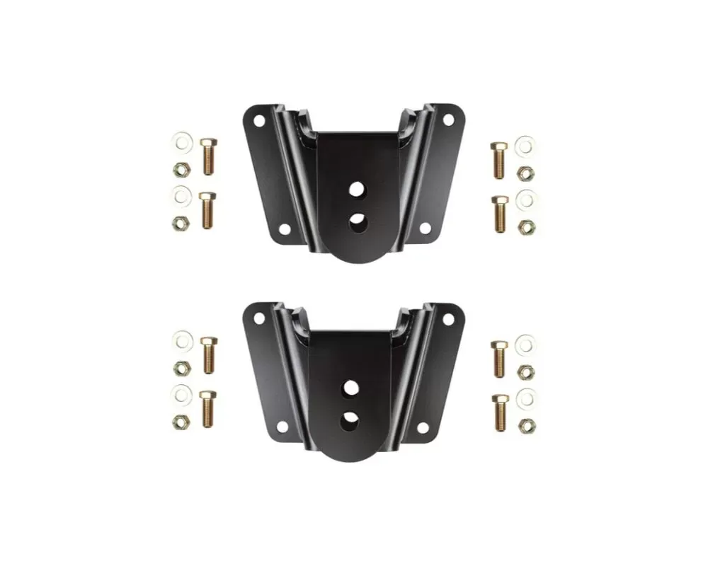 Detroit Speed Leaf Spring Front Drop Hanger Kit Chevrolet C10 Truck 1973-1987 - 040113DS