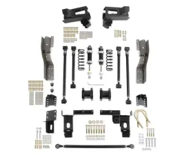 Detroit Speed Quadralink Rear Suspension Kit - Double Adjustable Shocks - Bolt-In Axle Brackets Chevrolet C10 1967-1972