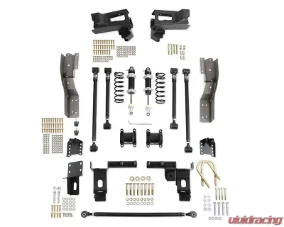 Detroit Speed Quadralink Rear Suspension Kit - Double Adjustable Shocks - Bolt-In Axle Brackets Chevrolet C10 1967-1972 - 041753-DDS