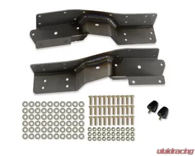 Detroit Speed Quadralink Rear Suspension Kit - Double Adjustable Shocks - Weld-In Axle Brackets Chevrolet C10 1967-1972 - 041754-DDS