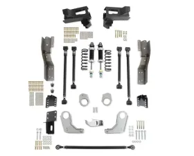 Detroit Speed Quadralink Rear Suspension Kit - Single Adjustable Shocks - Weld-In Axle Brackets Chevrolet C10 1967-1972