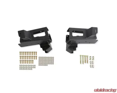 Detroit Speed Quadralink Rear Suspension Kit - Single Adjustable Shocks - Weld-In Axle Brackets Chevrolet C10 1967-1972 - 041754-SDS