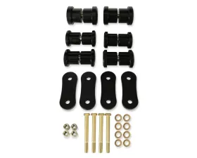 Detroit Speed Heavy Duty Shackle Kit with Polyurethane Bushings Chevrolet | Pontiac | Oldsmobile | Buick 1962-1981