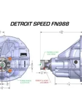 Detroit Speed Assembled Center Section 3.55 Ratio Ford Gears in a 9-inch Housing                                     - 070880-355DS - Image 8