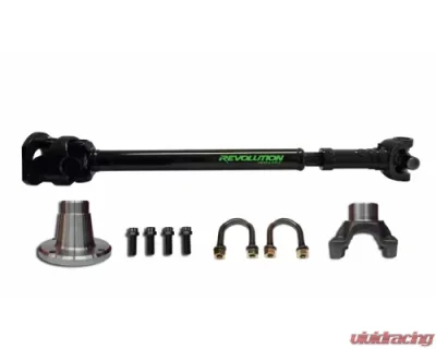 Revolution Gear and Axle Front 1350 CV Driveshaft 2 or 4 Door with Pinion Yoke and Axle Jeep Wrangler JK 2007-2017 - REV-DS-JK-1350F-PY