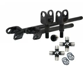 Revolution Gear and Axle Chromoly 27Spl Front Axle Kit HD Chromoly U-Joints Jeep Wrangler 2007-2018