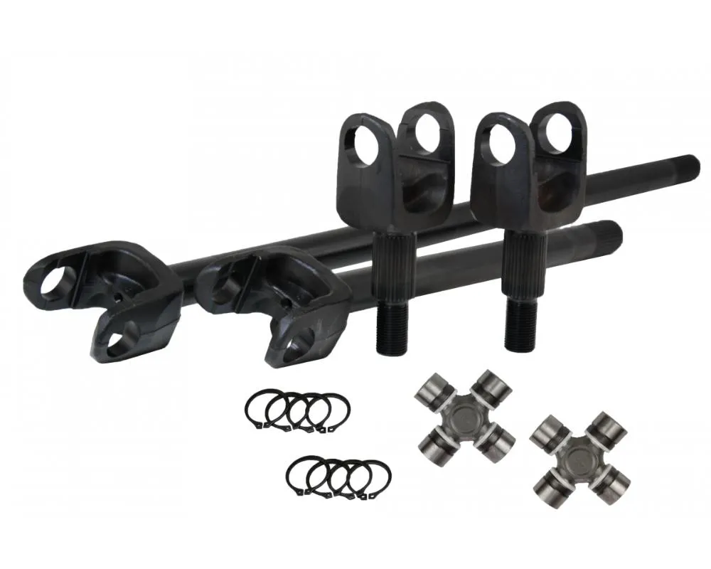 Revolution Gear and Axle Dana 30 JK 4340 Chromoly 30Spl Front Axle Kit Jeep Wrangler JK Sahara and Sport Models 2007-2018 - RAK30-JK-30