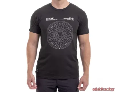 HRE Men's 501 Schematic Tee - Coal - HRE501FMRSTEE