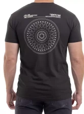 HRE Men's 501 Schematic Tee - Coal                                     - HRE501FMRSTEE - Image 2